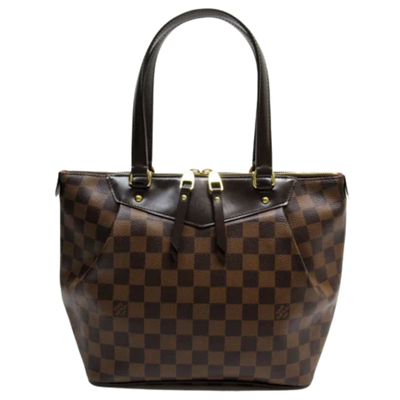Vintage Brown Canvas Louis Vuitton Handbag