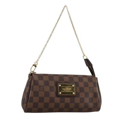 Vintage Brown Canvas Louis Vuitton Eva