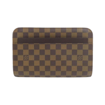 Thumbnail of Brown Canvas Louis Vuitton Clutch - Image 1