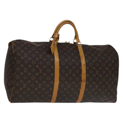 Vintage Brown Canvas Louis Vuitton Keepall