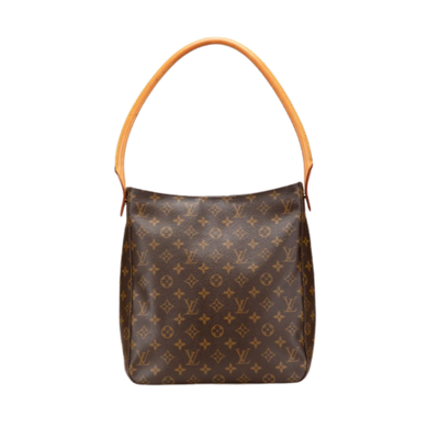 Pre-Owned Brown Canvas Louis Vuitton Looping