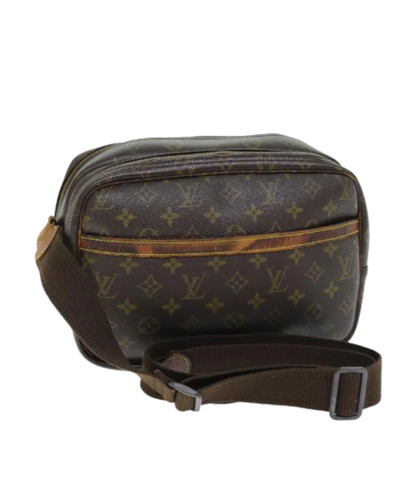 Pre-Owned Brown Canvas Louis Vuitton Reporter