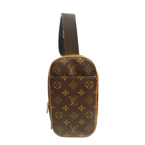 Thumbnail of Brown Canvas Louis Vuitton Pochette Gange - Image 1