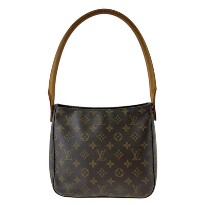 Pre-Owned Brown Canvas Louis Vuitton Looping