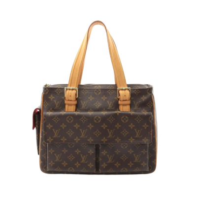 Vintage Brown Canvas Louis Vuitton Handbag