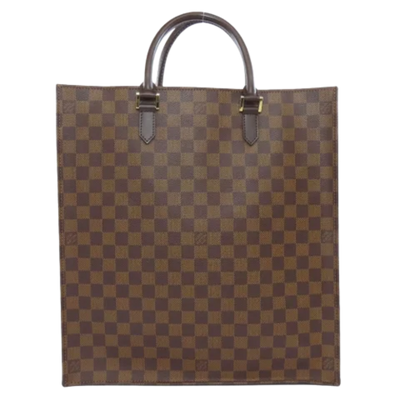Vintage Brown Canvas Louis Vuitton Sac Plat