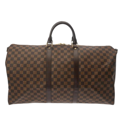 Brown Canvas Louis Vuitton Keepall