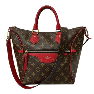 Vintage Brown Canvas Louis Vuitton Handbag