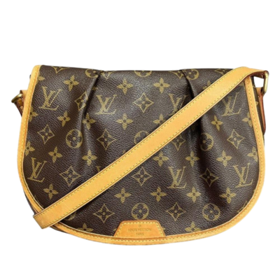 Brown Canvas Louis Vuitton Menilmontant