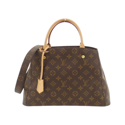 Brown Canvas Louis Vuitton Montaigne