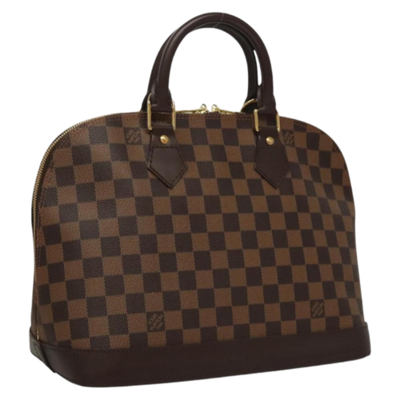 Pre-Owned Brown Canvas Louis Vuitton Alma