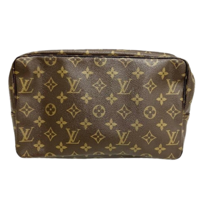 Brown Canvas Louis Vuitton Trousse Toilette
