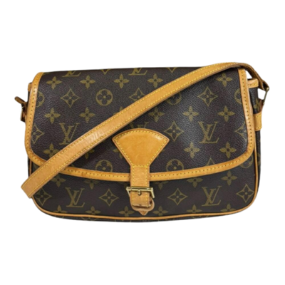 Brown Canvas Louis Vuitton Sologne