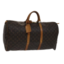 Thumbnail of Pre-Owned Brown Canvas Louis Vuitton Keepall - Image 1