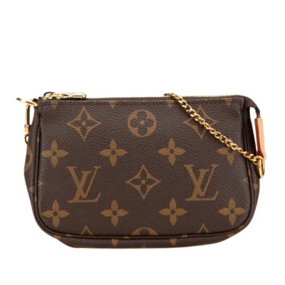 Vintage Brown Canvas Louis Vuitton Pochette Accessoires