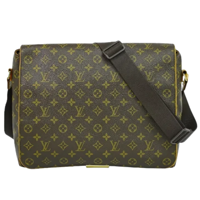 Pre-Owned Brown Canvas Louis Vuitton Abbesses
