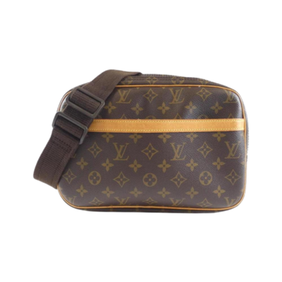 Vintage Brown Canvas Louis Vuitton Reporter