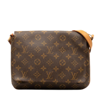 Thumbnail of Brown Canvas Louis Vuitton Musette Tango - Image 1