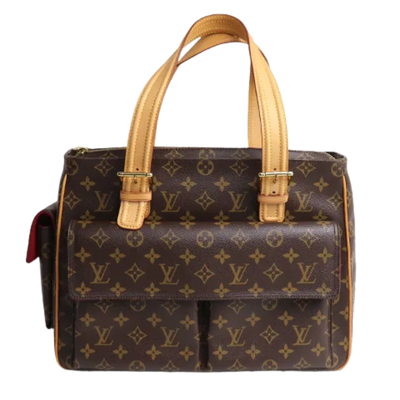 Pre-Owned Brown Canvas Louis Vuitton Tote