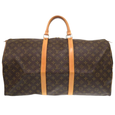 Brown Canvas Louis Vuitton Keepall