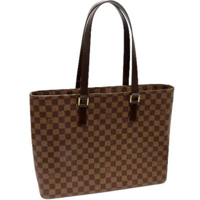 Pre-Owned Brown Canvas Louis Vuitton Tote