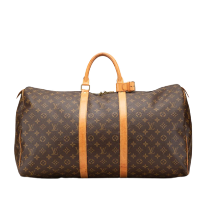 Brown Canvas Louis Vuitton Keepall