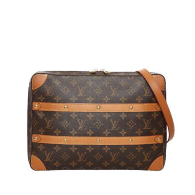 Vintage Brown Canvas Louis Vuitton Messenger