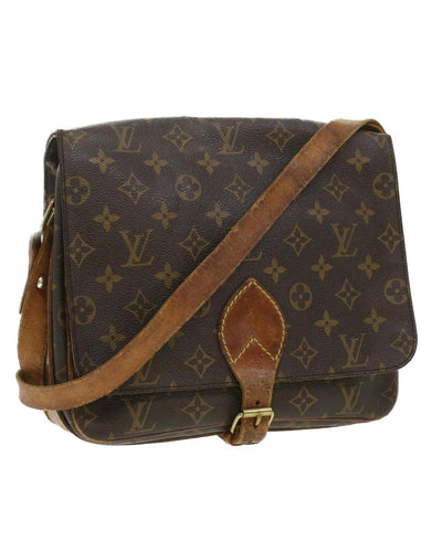 Vintage Brown Canvas Louis Vuitton Cartouchiere