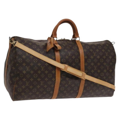 Brown Canvas Louis Vuitton Keepall