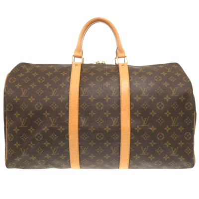 Vintage Brown Canvas Louis Vuitton Keepall