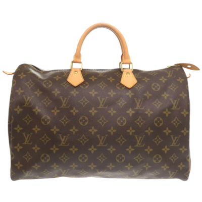 Brown Canvas Louis Vuitton Speedy