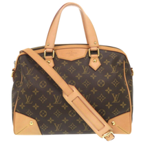 Thumbnail of Brown Canvas Louis Vuitton Handbag - Image 1