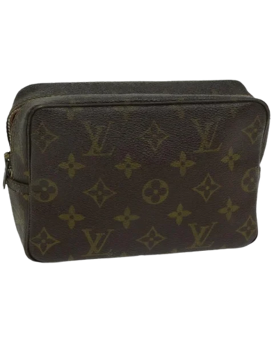 Vintage Brown Canvas Louis Vuitton Pouch