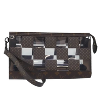 Thumbnail of Pre-Owned Brown Canvas Louis Vuitton Pouch - Image 1