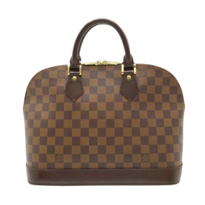 Vintage Brown Canvas Louis Vuitton Handbag