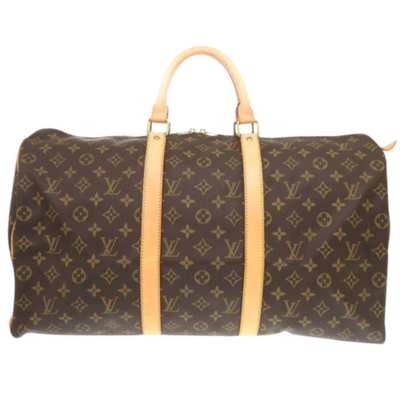 Vintage Brown Canvas Louis Vuitton Keepall