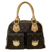 Thumbnail of Pre-Owned Brown Canvas Louis Vuitton Manhattan - Image 1