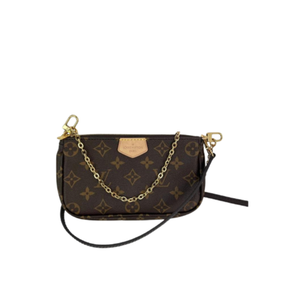 Pre-Owned Brown Canvas Louis Vuitton Crossbody Bag