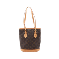Thumbnail of Vintage Brown Canvas Louis Vuitton Bucket Bag - Image 1