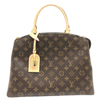 Thumbnail of Vintage Brown Canvas Louis Vuitton Handbag - Image 1