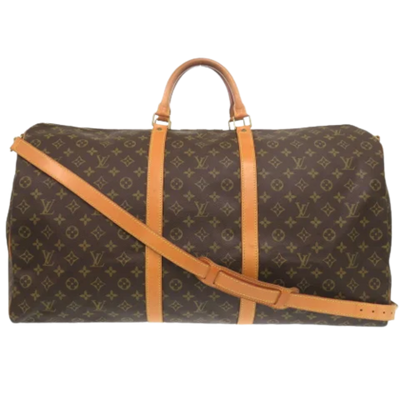 Brown Canvas Louis Vuitton Keepall
