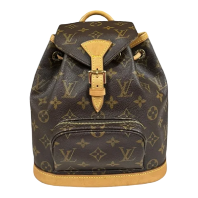 Vintage Brown Canvas Louis Vuitton Montsouris