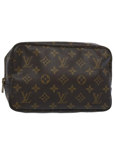 Brown Canvas Louis Vuitton Trousse Toilette