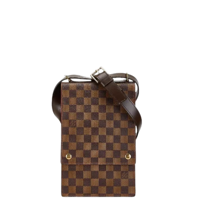Vintage Brown Canvas Louis Vuitton Crossbody Bag