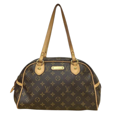Brown Canvas Louis Vuitton Montorgueil