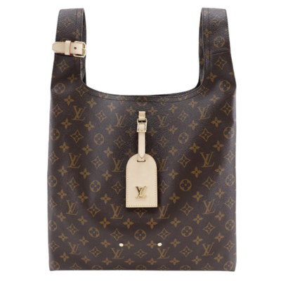 Vintage Brown Canvas Louis Vuitton Handbag