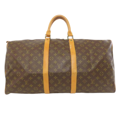 Vintage Brown Canvas Louis Vuitton Keepall