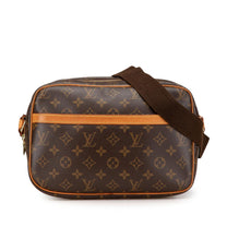 Thumbnail of Pre-Owned Brown Canvas Louis Vuitton Reporter - Image 1