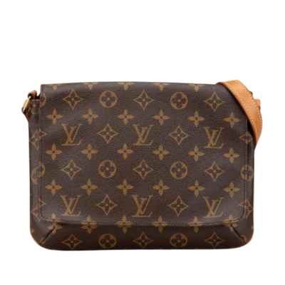 Vintage Brown Canvas Louis Vuitton Musette Tango