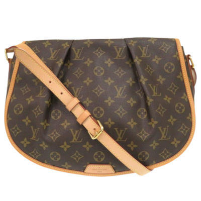 Brown Canvas Louis Vuitton Menilmontant